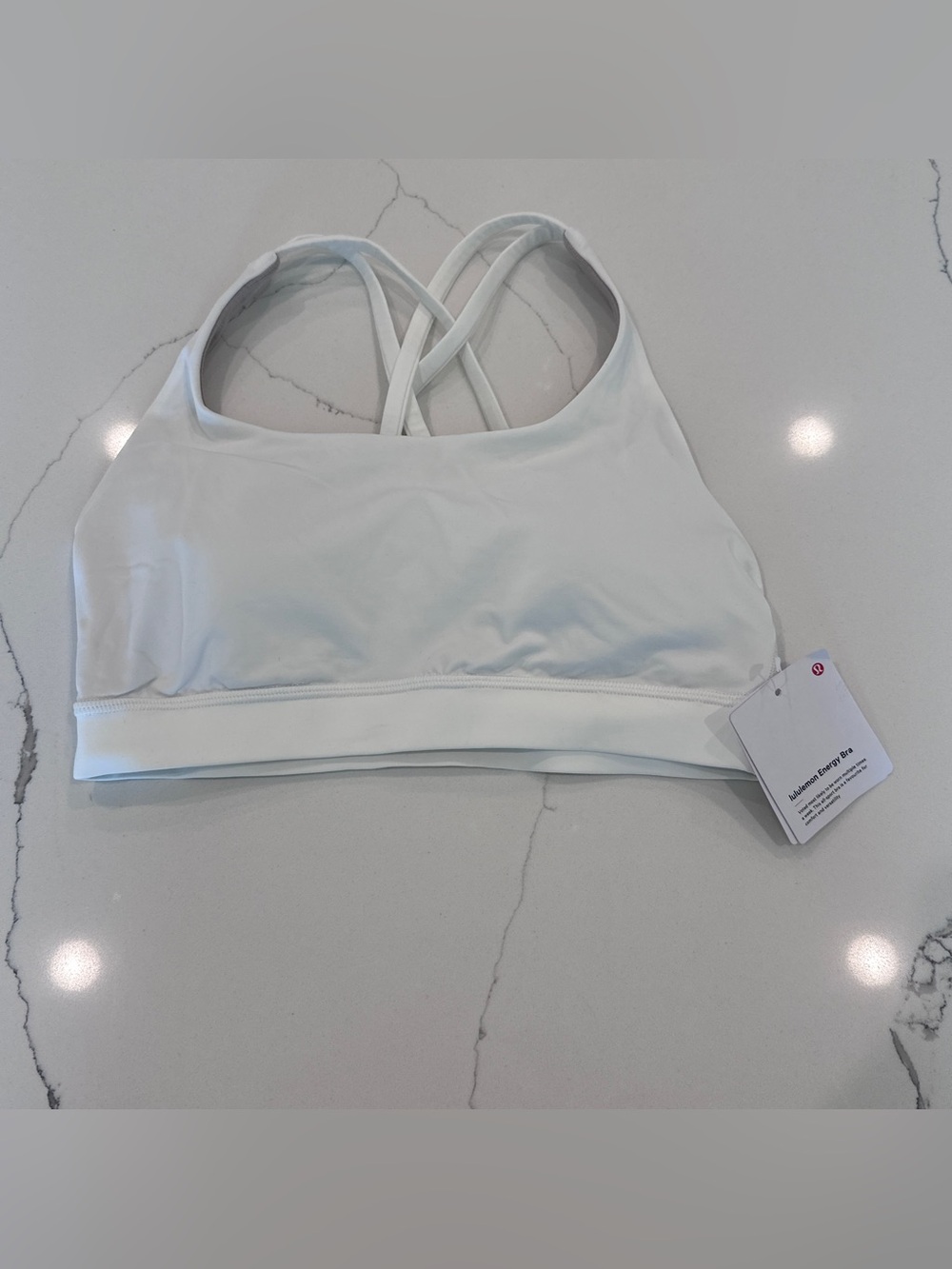 Lululemon Energy Sports Bra - Sz 6 NWT White - Picture 4 of 6